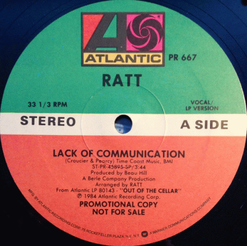 Ratt : Lack of Communication